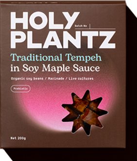 Traditional Tempeh in Soy Maple Sauce