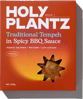 Traditional Tempeh in Spicy BBQ Sauce