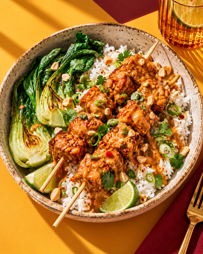 Traditional Tempeh in Thai Peanut Sauce Free Block